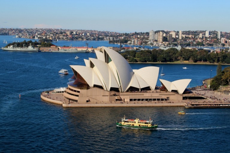 View from The top of the Sydney Harbour Pylon