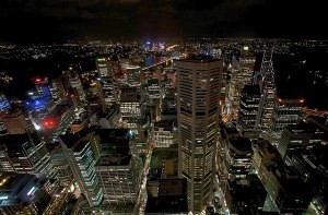 Sydney at night
