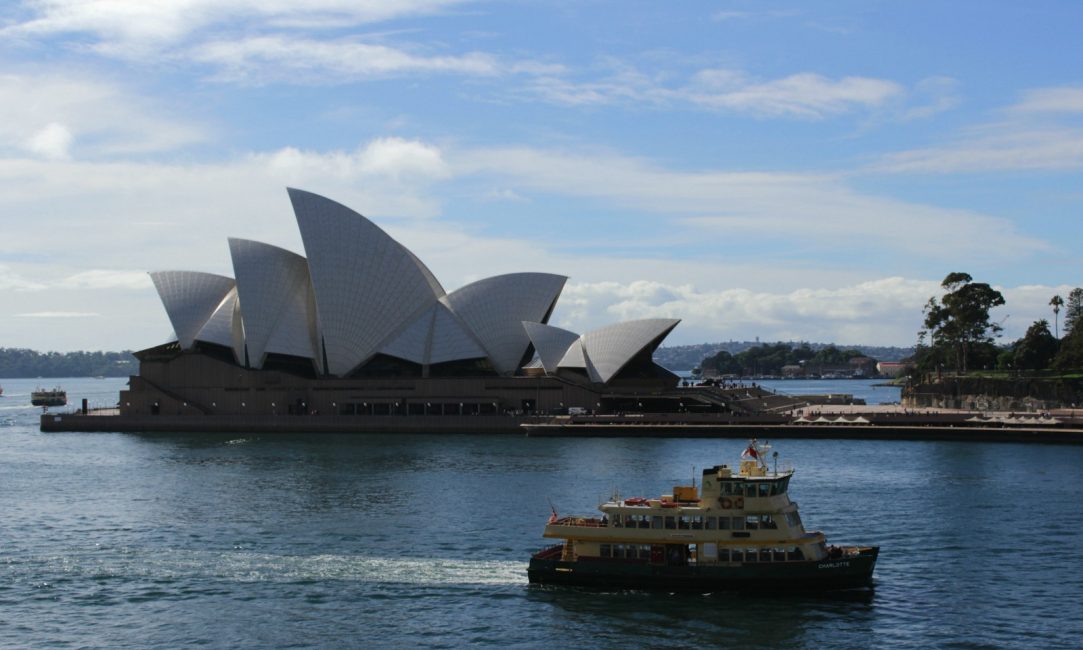 A photo of the Opera House from the Overseas Passenger Terminal