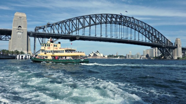 View from Sydney harbour Ferry
