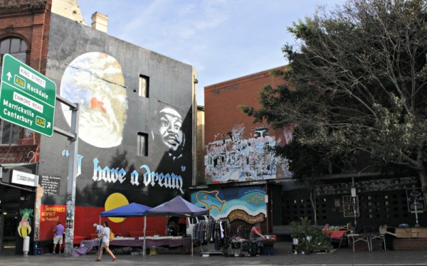 I have a dream mural in King Street Newtown