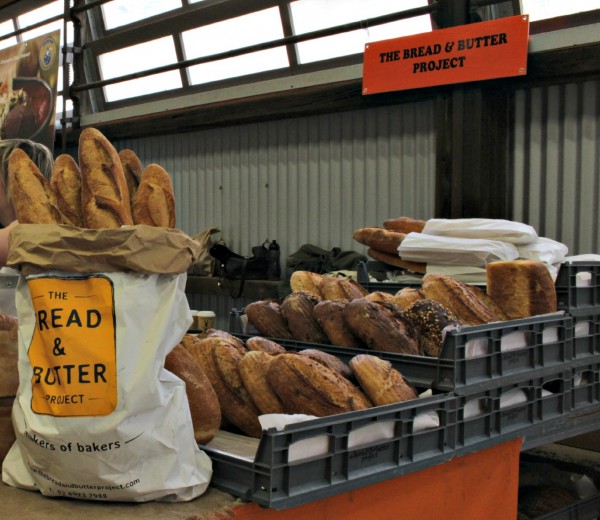 Bread at Carriageworks Markets at Eveleigh Sydney Australia