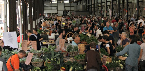 Eveleigh carriageworks farmers market Sydney Australia
