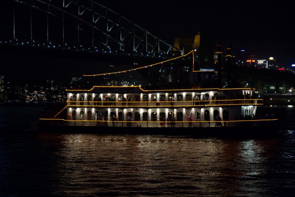 Harbour of light parade New Years Eve Cruise in Sydney