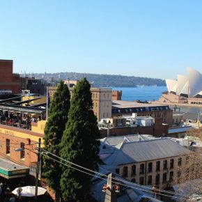 Roof top bar with a view Glenmore Hotel The Rocks
