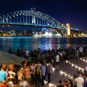 Dining at Opera Bar in Sydney