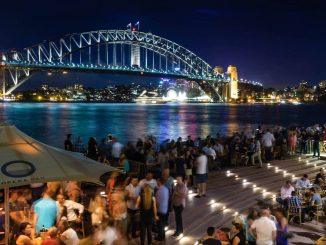 Dining at Opera Bar in Sydney
