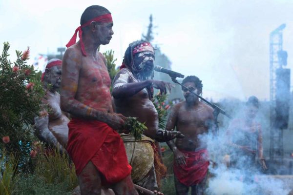 Barangaroo Smoking Ceremony Australia Day