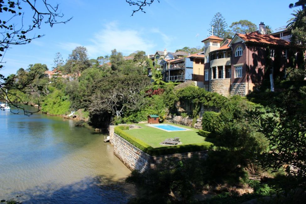 Mosman waterfront home with pool