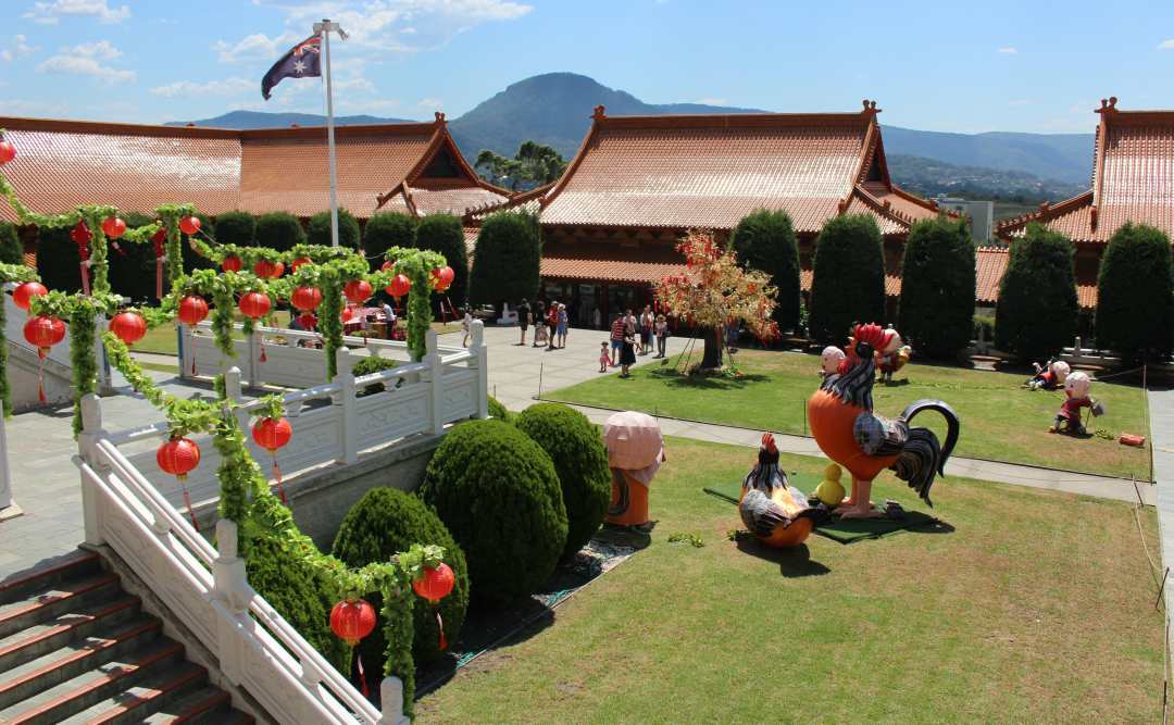 Nan Tien Temple near Wollongong offer overnight stays
