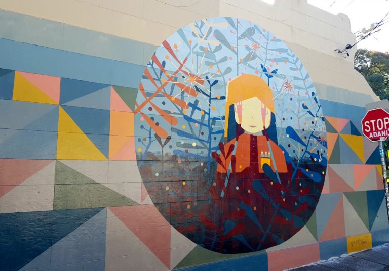 Georgia Hill 2017 Mural Mary Street Newtown