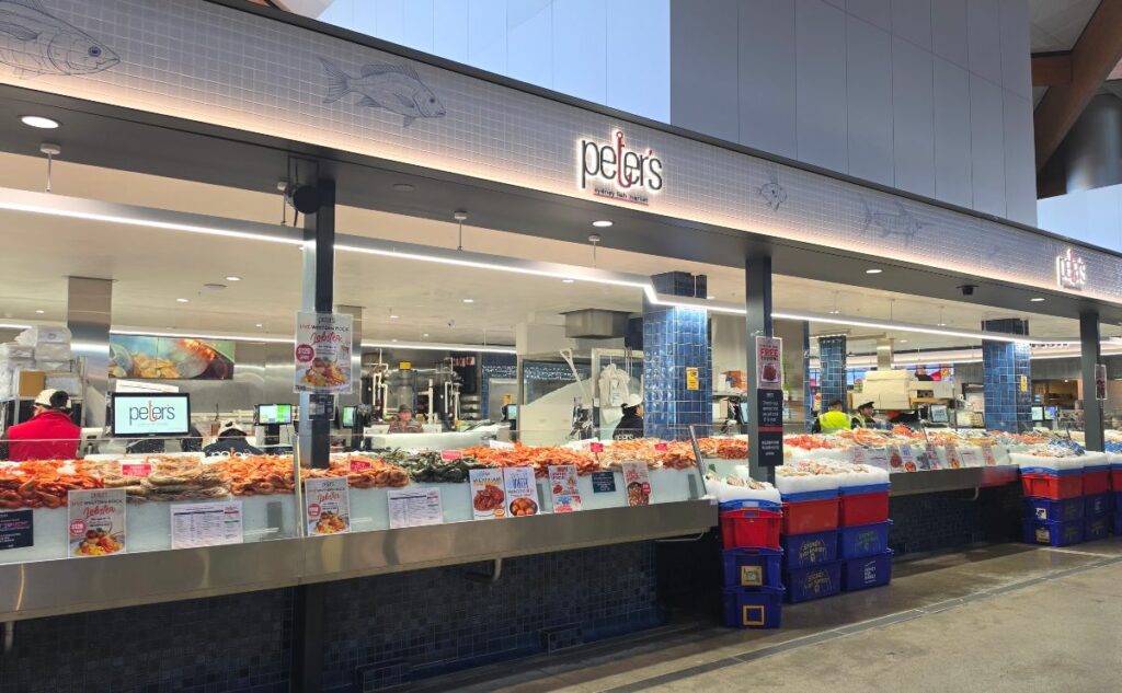 Peter's Seafood at Sydney Fish Market Blackwattle Bay