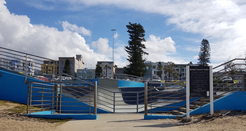 Skate Park at Bondi Beach