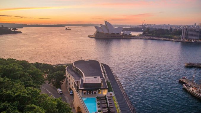 Park Hyatt Hotel Pool 1200px Park Hyatt Hotel Pool overlooking Sydney Opera House