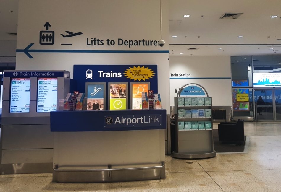 Sydney airport train station 