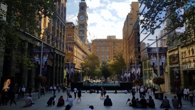 Martin Place Sydney Autumn