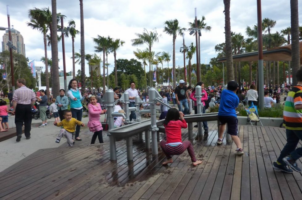 Darling Park Children's waterplay area