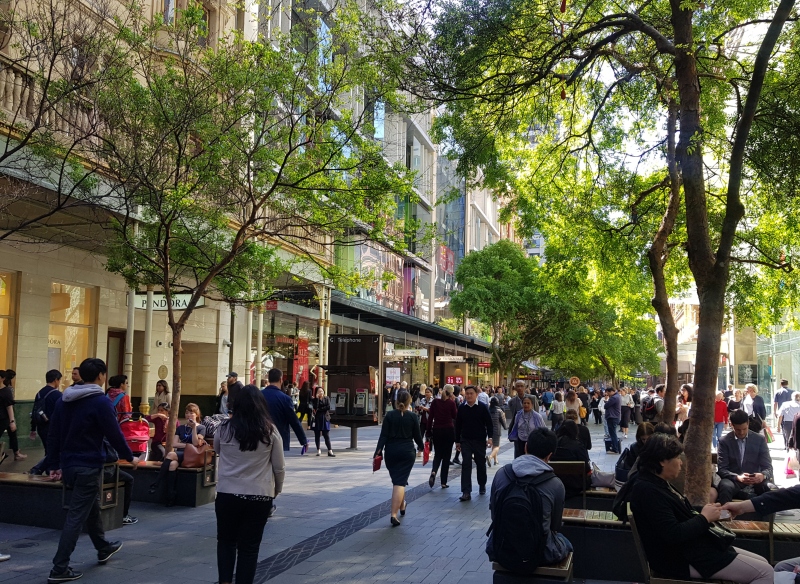 Pitt Street Mall Sydney