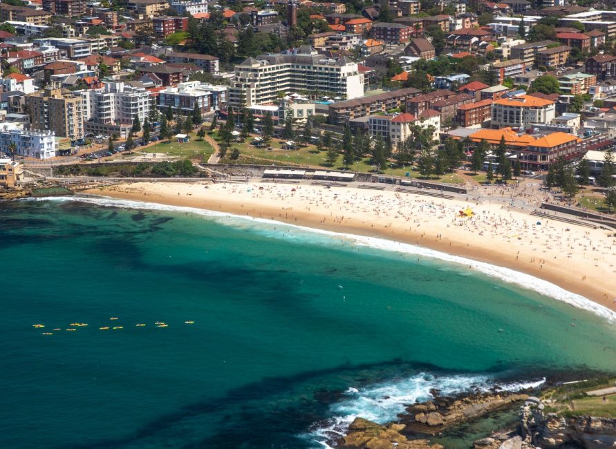 Coogee Beach from above