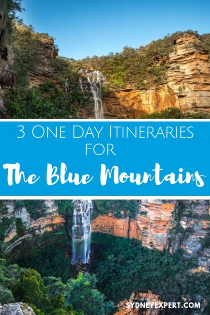 Helpful advice and 3 self-guided itineraries for planning a visit to the Blue Mountains using public transport or the Hop on Hop off bus. This is one of the best things to do on your visit to Sydney. #Australia #Sydney