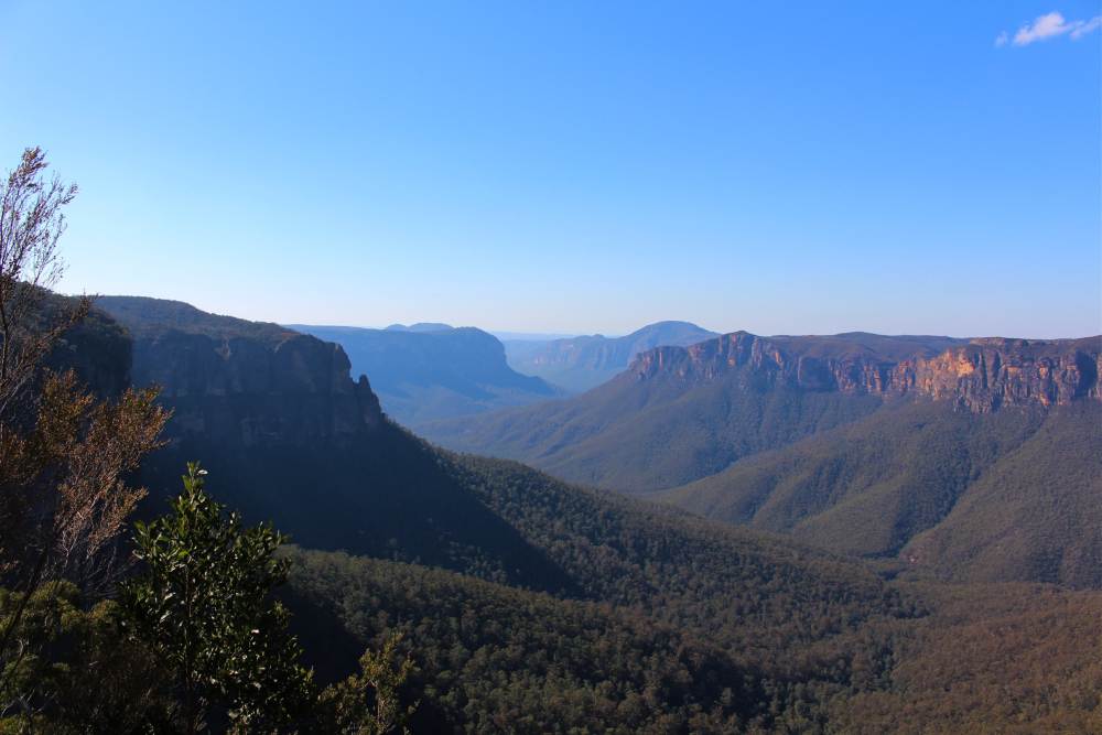 The Grose Valley from Govetts Leap.