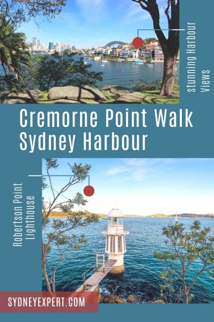 Cremorne Point walk robertson lighthouse