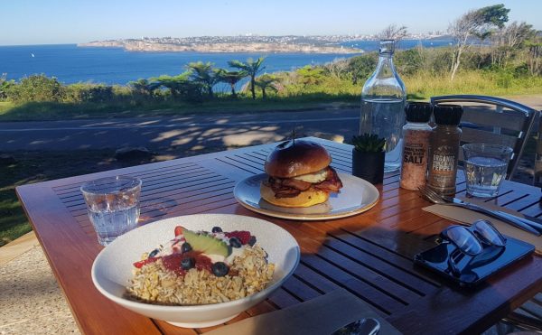 Breakfast in Manly at North head Lookout