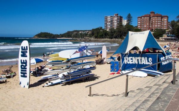 Manly beach hire