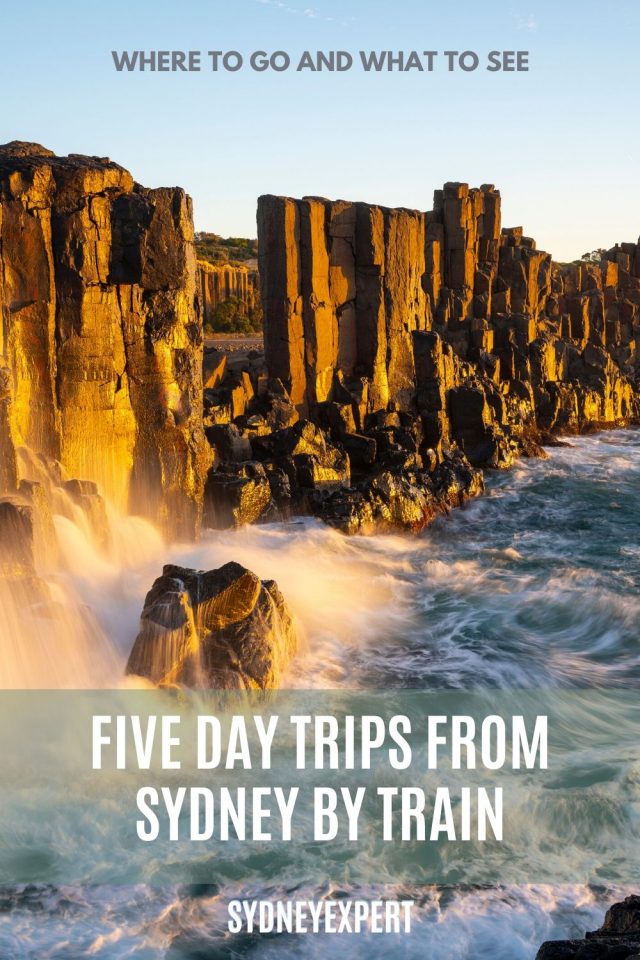 day trips from sydney on train