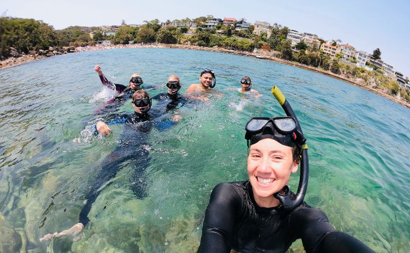 Snorkeling in Manly 