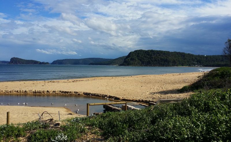 Umina Beach looking to Lion Island