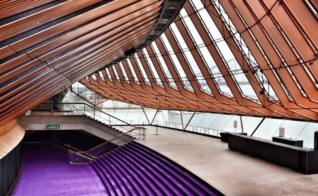 Sydney Opera House Tour Purple stairs