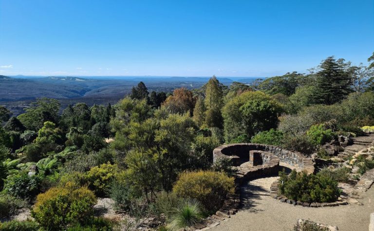Mount Tomah Botanic Garden Blue Mountains from the lookout