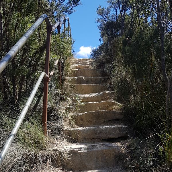 Pulpit Rock Stairs Blue mountains 