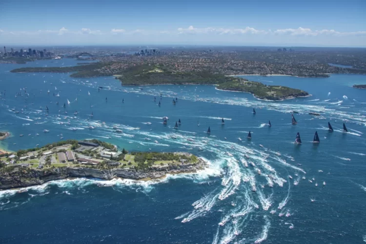 location of sydney to hobart yachts