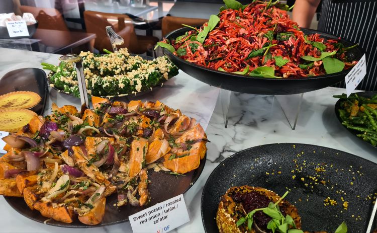 Salads from Otis Deli in Kiama