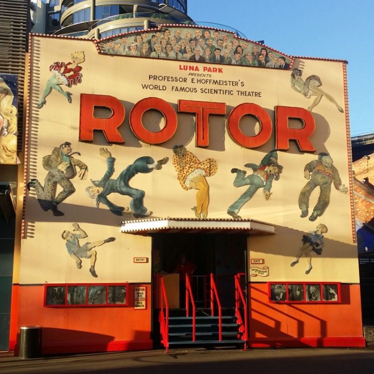 The historic Rotor at Luna Park in Sydney 