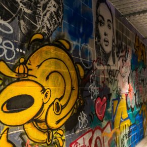 Phibs mural at new marrickville metro