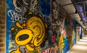 Phibs mural at new marrickville metro