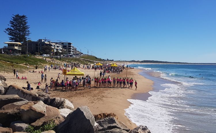 North Cronulla Nippers in training 
