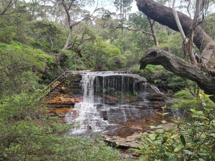 Weeping Rock at Wentworth Falls in the blue mountains