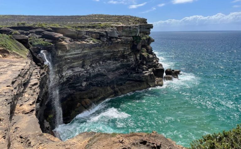 Royal National Park Waterfall near Eagle Rock