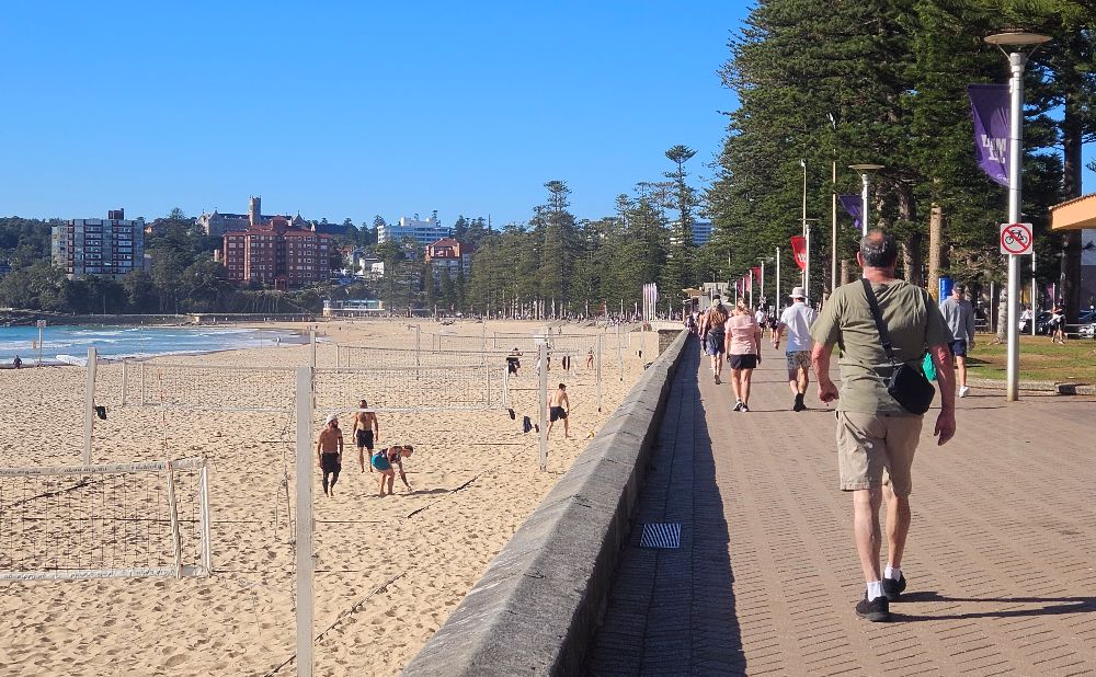 Manly Waterfront volleyball courts