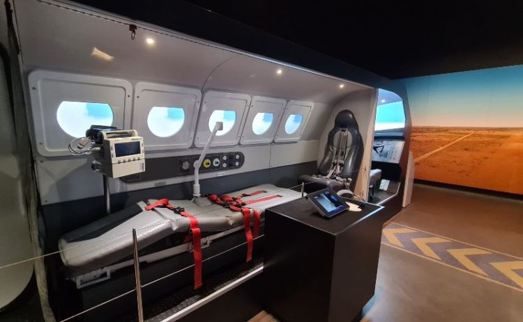inside a royal flying doctor plane