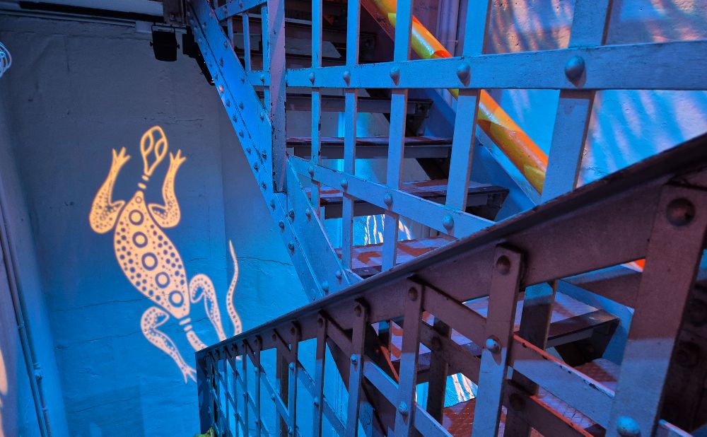 Sydney Bridge Museum stairway to level 1