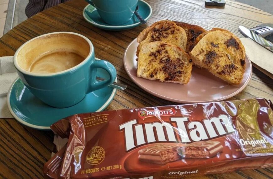 Tim tams and vegemite on a food tour in Sydney