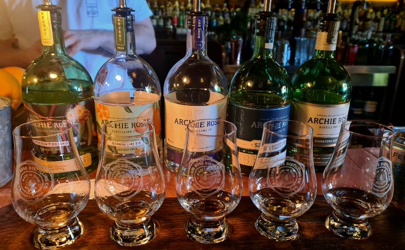 Archie Rose gin tasting