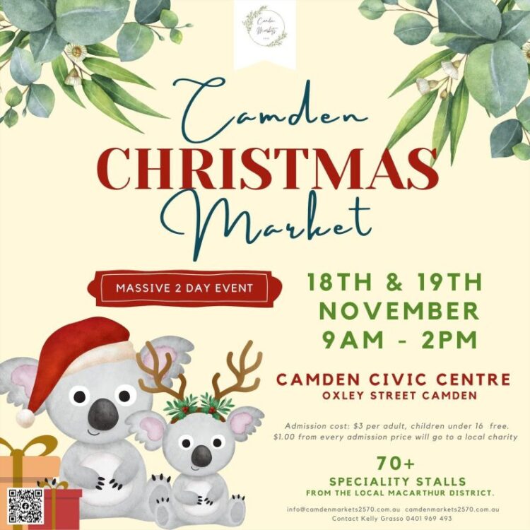 Poster for Camden Christmas Market November