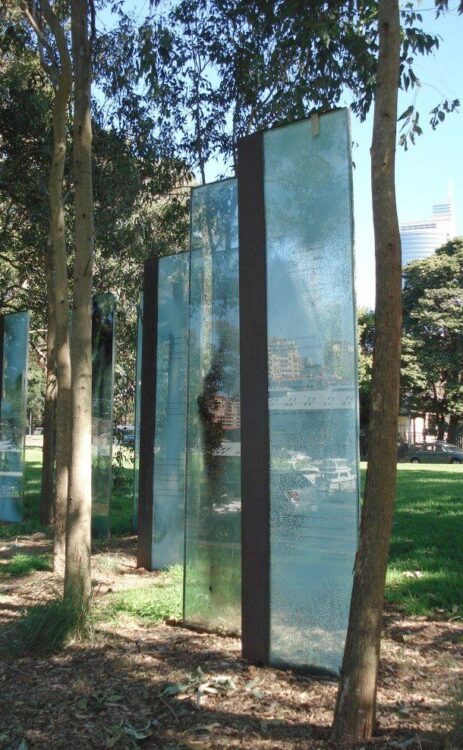 Veil of Trees sculpture Sydney