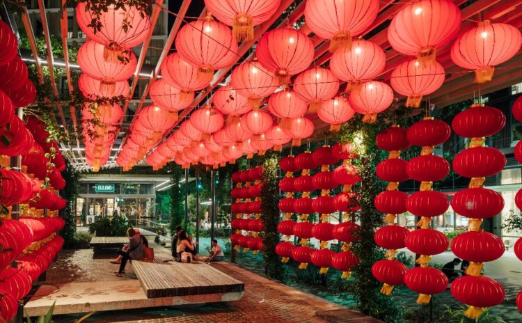 Darling Square Lanterns Sydney Lunar New Year